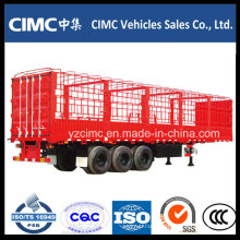 Cimc Factory Made 3 Axle Cargo Fence Trailer